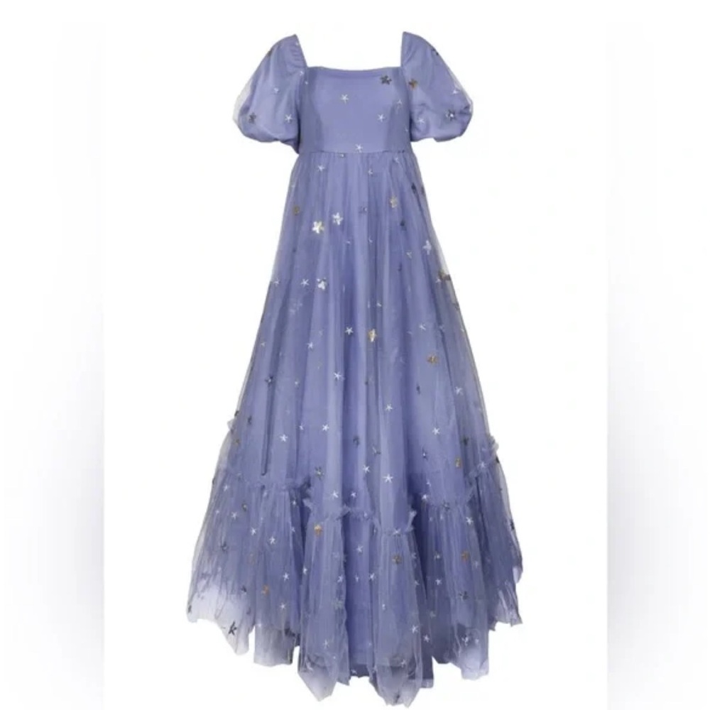 JessaKae Wendy Starry Gown Dress in Blue Star Blur whimsigoth fairycore - Picture 3 of 7
